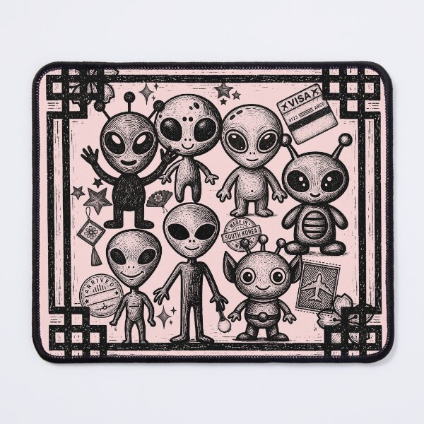 Item preview, BTS Aliens Inspired Aesthetic – 7 Figures Design designed and sold by ARMYPLUGCO.