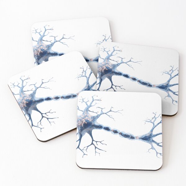 Item preview, Detailed 3D Illustration of a Human Neuron Cell designed and sold by Niageadon.
