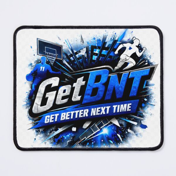 Item preview, GetBNT Shirt – Get Better Next Time Blue Edition | Athlete Mindset, Basketball Training, Growth Mindset Apparel designed and sold by CoachWheeler.