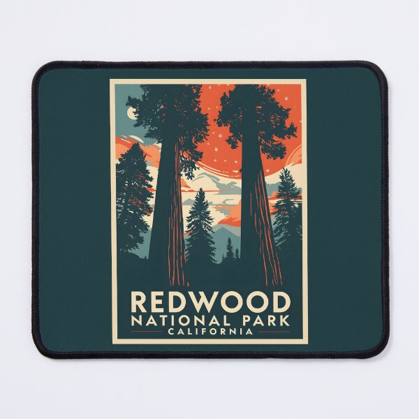 Item preview, Redwood National Park - California designed and sold by GoodOldVintage.