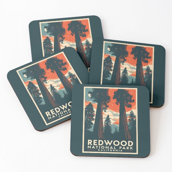 Item preview, Redwood National Park - California designed and sold by GoodOldVintage.