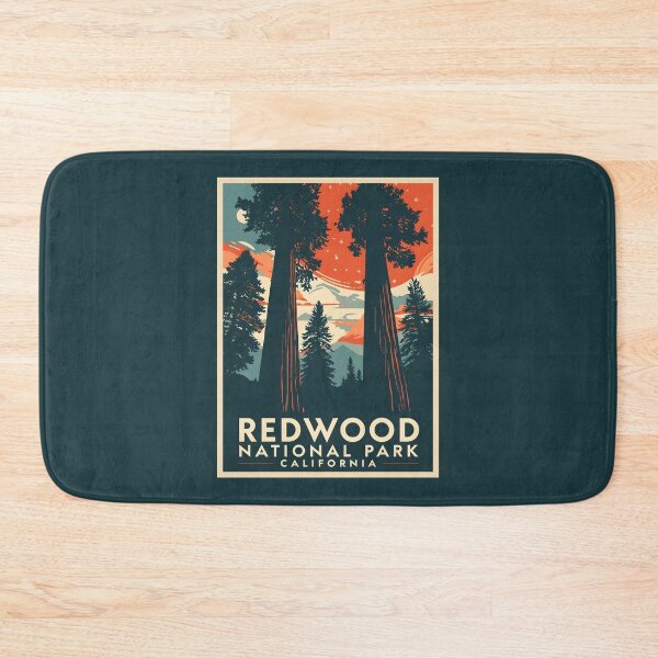 Item preview, Redwood National Park - California designed and sold by GoodOldVintage.