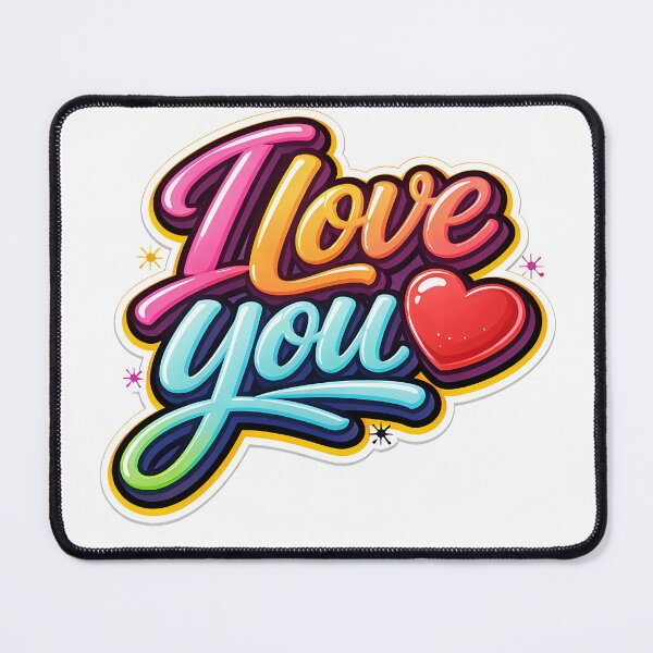 Item preview, Vibrant Colorful "I Love You"  designed and sold by Nitinpreeti.