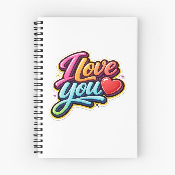 Item preview, Vibrant Colorful "I Love You" designed and sold by Nitinpreeti.