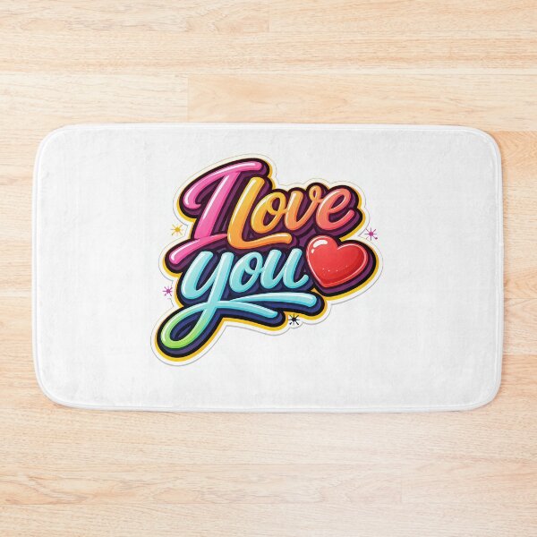 Item preview, Vibrant Colorful "I Love You"  designed and sold by Nitinpreeti.
