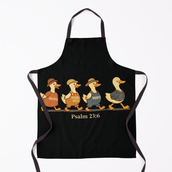 Item preview, Psalm 23:6 Shirley Goodness And Mercy Cute Ducks Walking Religious Christian Art designed and sold by EricCotanori.
