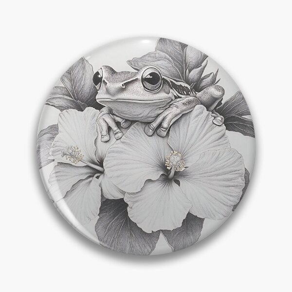 Item preview, Realistic frog drawing designed and sold by Pencil-Art.