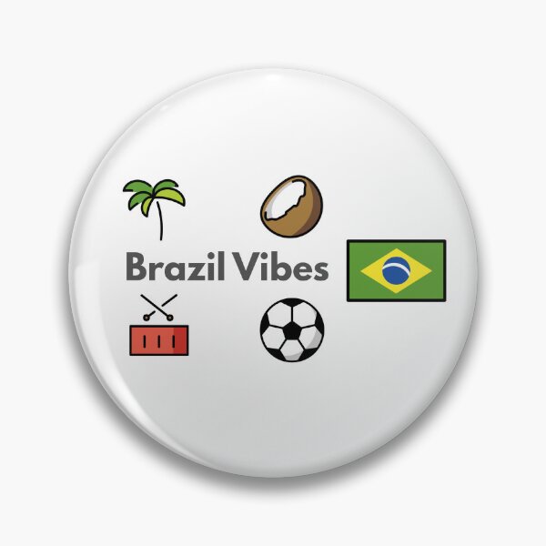 Artikelvorschau, Brazil Vibes – Tropical Football Samba Emoji Design entworfen und verkauft von iccdesignsshop.