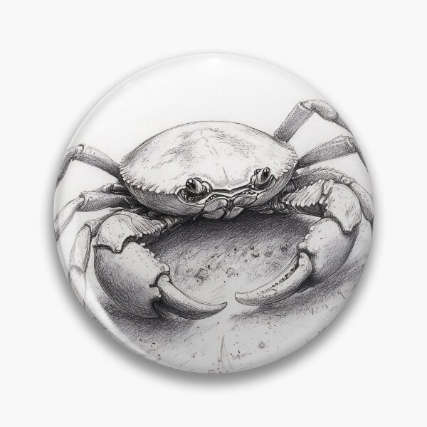 Item preview, Realistic Crab drawing designed and sold by Pencil-Art.