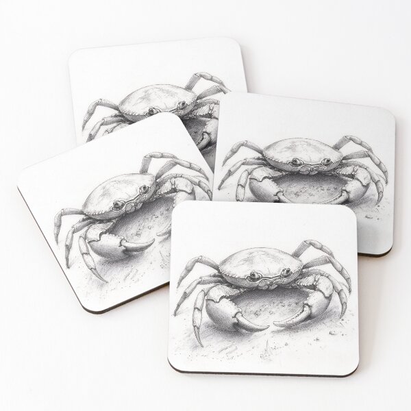 Item preview, Realistic Crab drawing designed and sold by Pencil-Art.