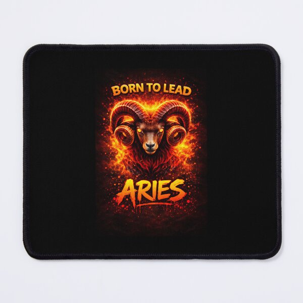 Item preview, Aries Zodiac Graffiti – Born To Lead Fire Ram Streetwear Design designed and sold by GraffKingz.