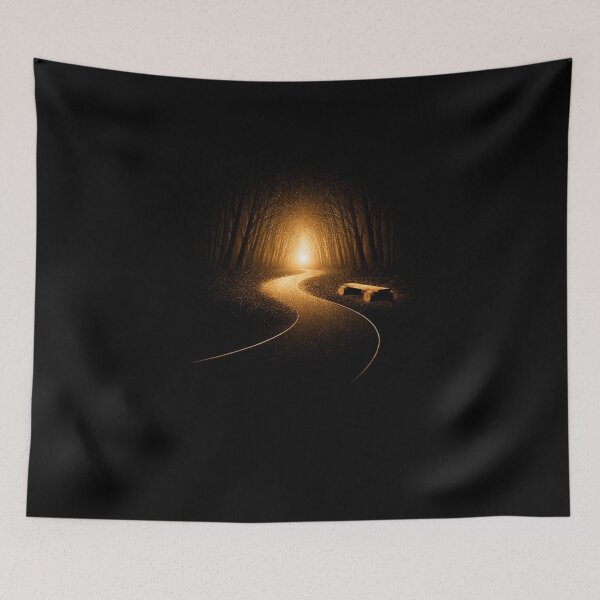 Item preview, Follow the Light – Minimal Forest Path designed and sold by MoosElkPL.