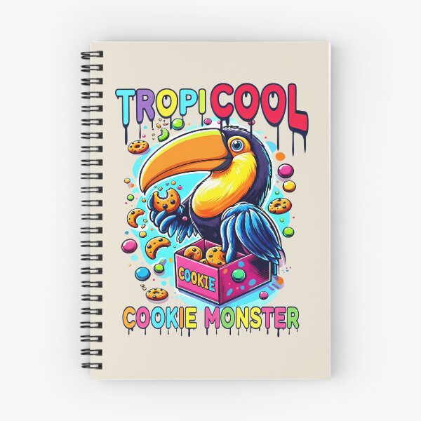 Item preview, Keel-billed Toucan 'Tropicool Cookie Monster' Cereal Cookie Art designed and sold by Art-Arcade6.
