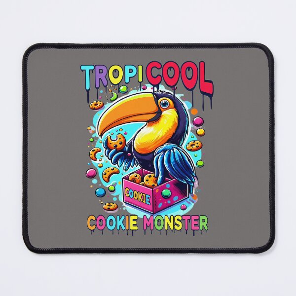 Item preview, Keel-billed Toucan 'Tropicool Cookie Monster' Cereal Cookie Art designed and sold by Art-Arcade6.