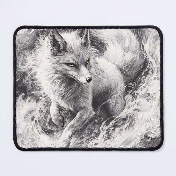 Item preview, Realistic Fox pencil drawing designed and sold by Pencil-Art.
