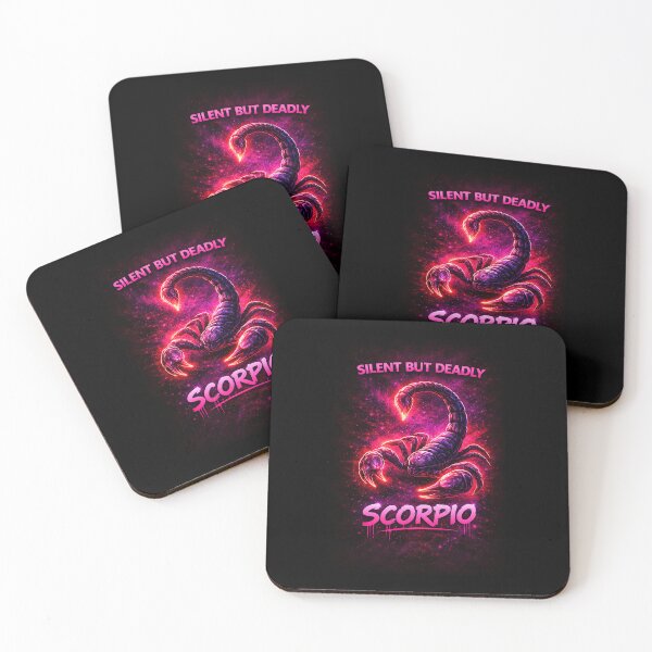 Item preview, Scorpio Zodiac Graffiti – Silent But Deadly Neon Scorpion Design designed and sold by GraffKingz.