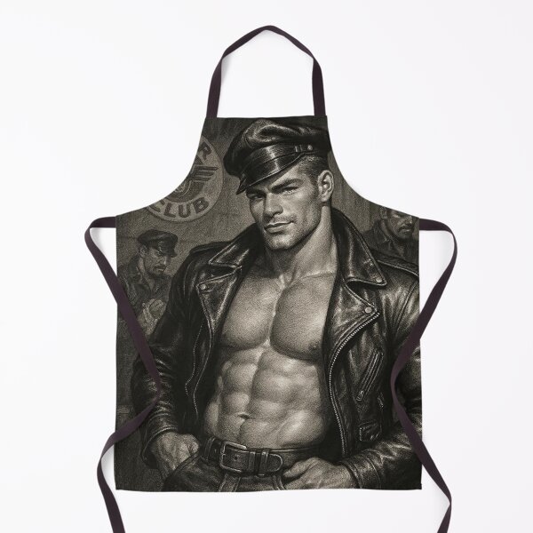 Item preview, Vintage Gay Leather Legends Berlin Daddy Motorcycle Club Tom of Finland Tribute Gay Pride Graphic Design designed and sold by ItsAKinkThing.