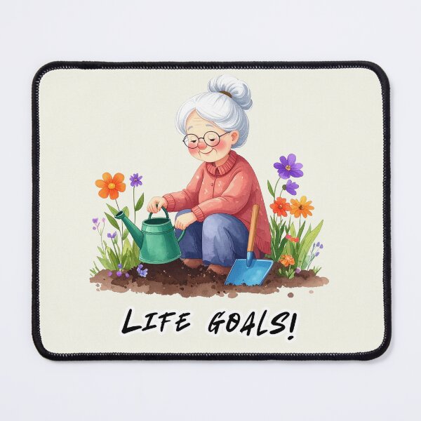 Item preview, Life goals, Grandma in the garden designed and sold by LiskoDesign.