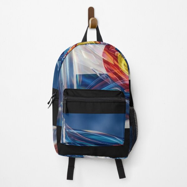 Item preview, Abstract Colorado Flag Fluid Art designed and sold by Meteor Destroyer.