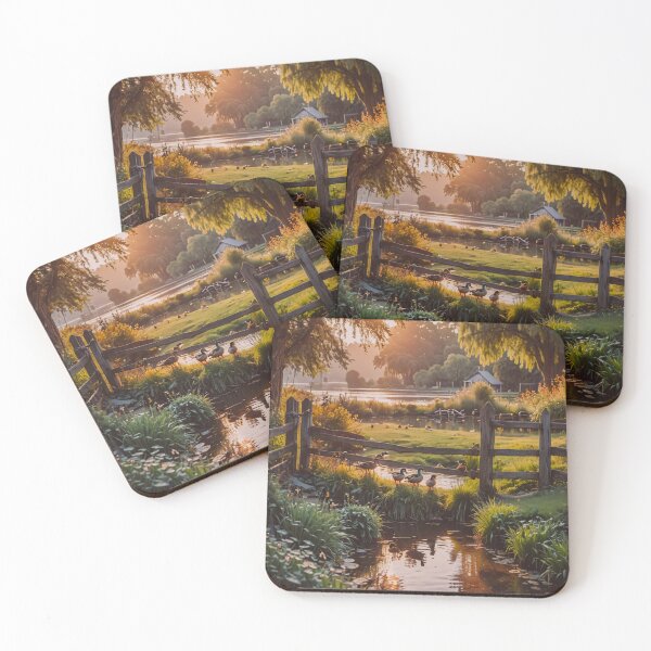 Item preview, Golden Sunset Over Peaceful Country Pod designed and sold by BeautifulVirtues.