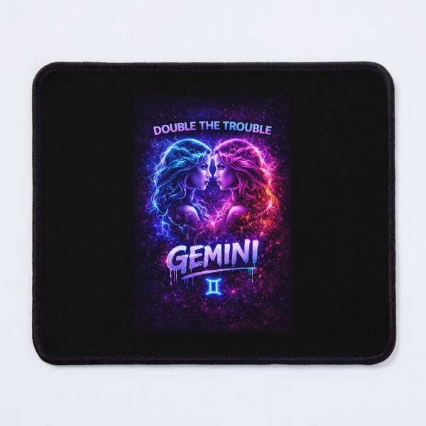 Item preview, Gemini Zodiac Graffiti – Double The Trouble Twin Energy Design designed and sold by GraffKingz.