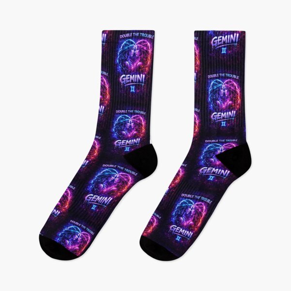 Item preview, Gemini Zodiac Graffiti – Double The Trouble Twin Energy Design designed and sold by GraffKingz.