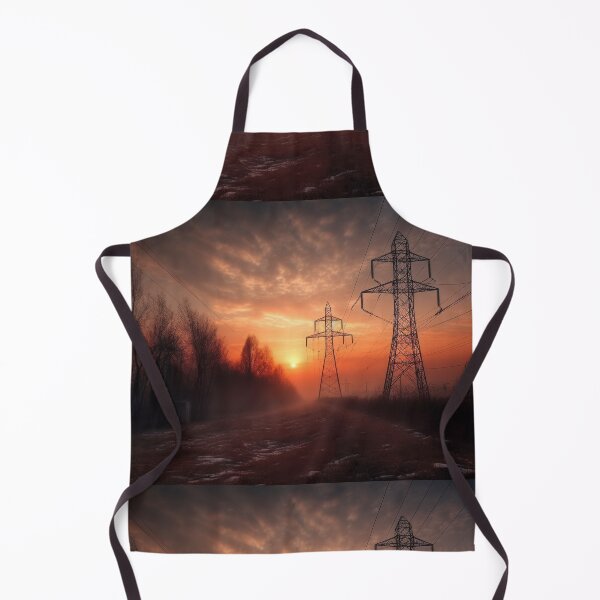 Item preview, Rural Sunset Pylons designed and sold by pinkal.