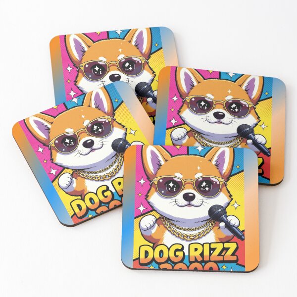 Item preview, Dog Rizz 3000 - Swag Corgi Pop Art designed and sold by HALYNA070824.