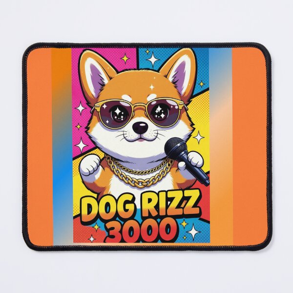 Item preview, Dog Rizz 3000 - Swag Corgi Pop Art designed and sold by HALYNA070824.