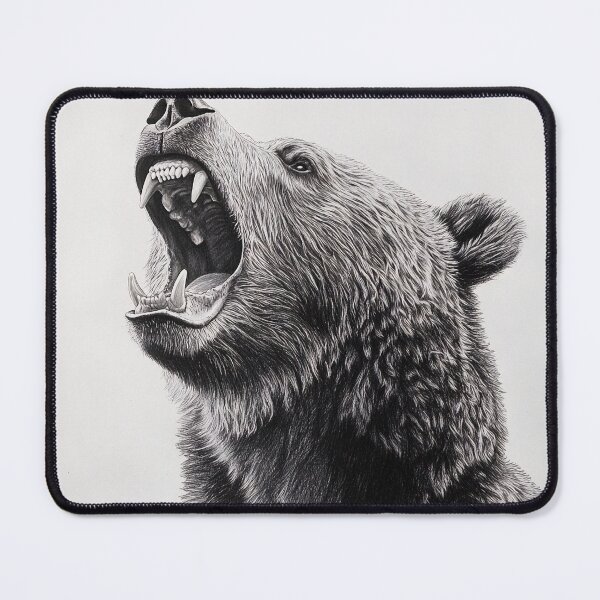 Item preview, Realistic Grizzly bear pencil drawing designed and sold by Pencil-Art.