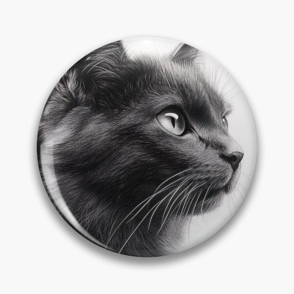 Item preview, Realistic cat pencil drawing designed and sold by Pencil-Art.
