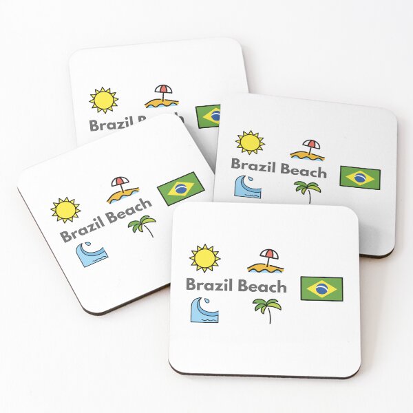 Artikelvorschau, Brazil Beach – Summer Tropical Emoji Design entworfen und verkauft von iccdesignsshop.