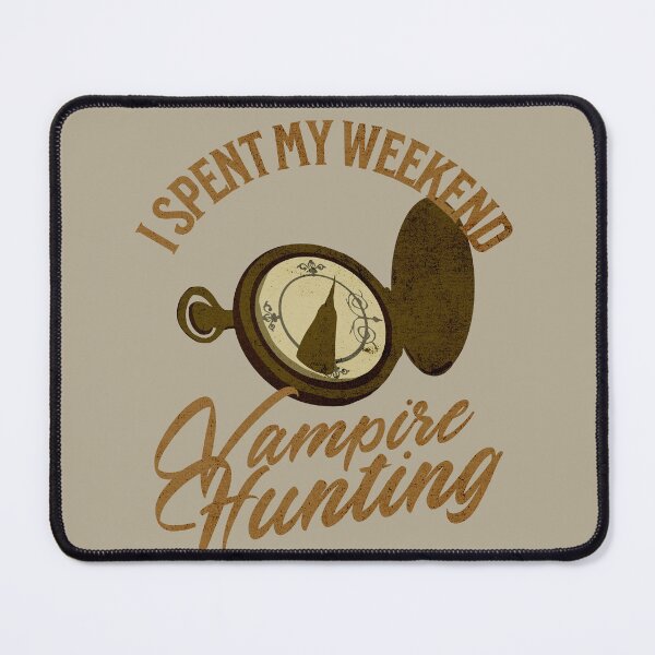 Item preview, I spent my weekend vampire hunting designed and sold by bookstackdream.