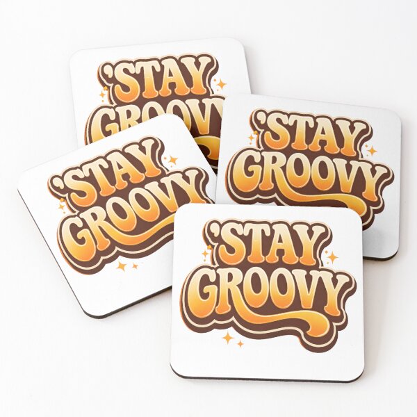Item preview, Stay groovy and funny! designed and sold by Wolf Creator.