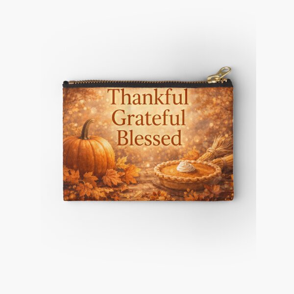 Artikelvorschau, Thankful Grateful Blessed Autumn Pumpkin Decor entworfen und verkauft von CLOUTKULT.