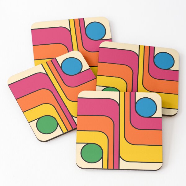 Item preview, MCM 1970s Retro Style Geometric Design designed and sold by tonymagnerart.