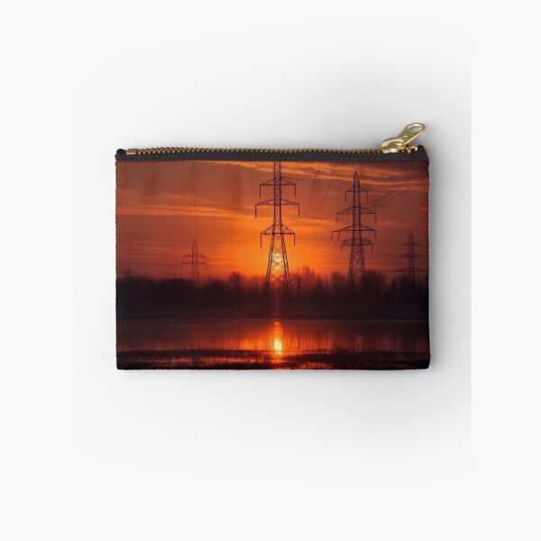 Item preview, Golden Hour Grid Pylons designed and sold by pinkal.