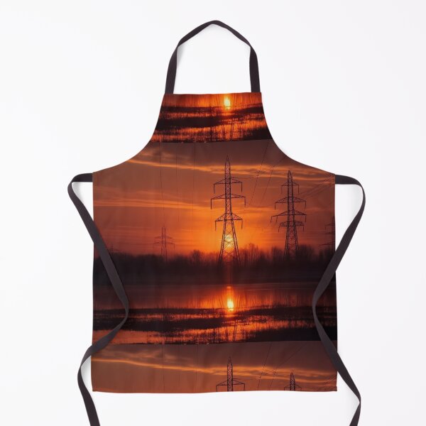 Item preview, Golden Hour Grid Pylons designed and sold by pinkal.