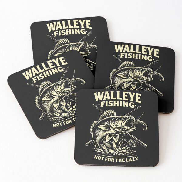 Item preview, Walleye Fishing Not For The Lazy Shirt – Walleye Angler Tee, Hardcore Fishing Design, Fisherman Gift designed and sold by WildWonderfulWear.