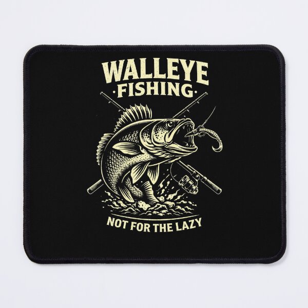 Item preview, Walleye Fishing Not For The Lazy Shirt – Walleye Angler Tee, Hardcore Fishing Design, Fisherman Gift designed and sold by WildWonderfulWear.