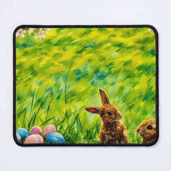 Item preview, Easter Bunnies in Field designed and sold by tomorrowsart.