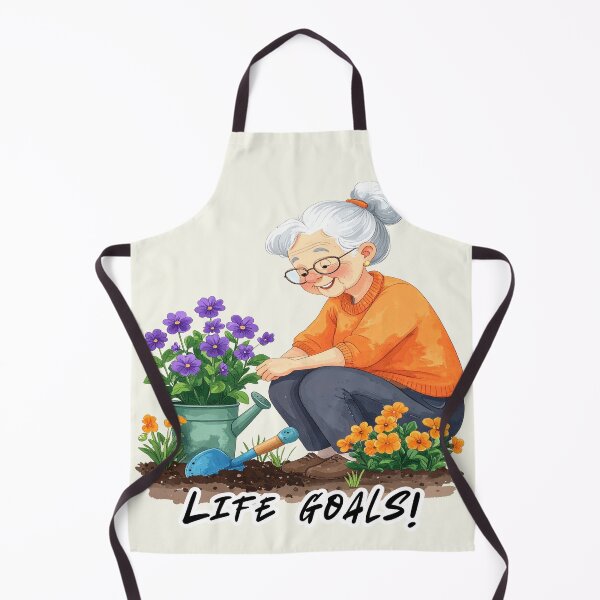 Item preview, Life goals, grandma in the garden, retirement designed and sold by LiskoDesign.