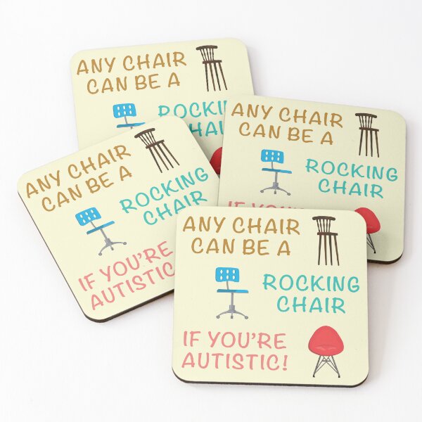 Item preview, Any Chair Can Be a Rocking Chair if You’re Autistic designed and sold by Karen's Creations.