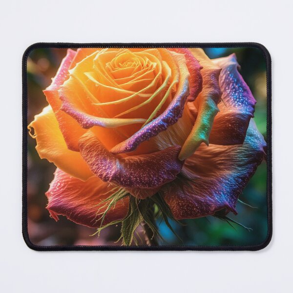 Item preview, Iridescent Rainbow Rose in Dramatic Light designed and sold by BeautifulVirtues.
