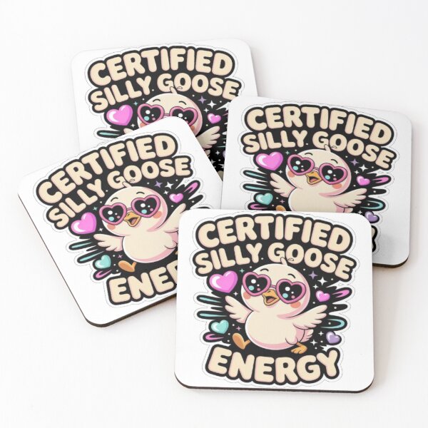 Item preview, Certified Silly Goose Energy Kawaii T-Shirt – Cute Funny Goose Cartoon Aesthetic Design for Gen Z & Gift Buyers designed and sold by GemBob Creations.