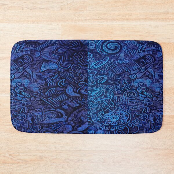 Item preview, Blue detailed mandala art designed and sold by NivyasArtistry.