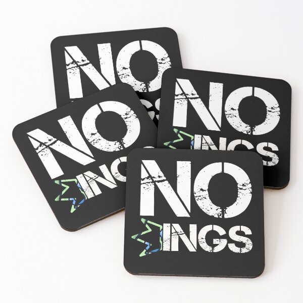 Item preview, No Kings - Bold Distressed Anti-Authority Typography Art Print designed and sold by DesignArtist.ia.