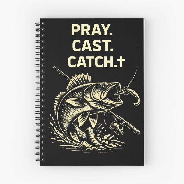 Item preview, Pray Cast Catch Shirt – Christian Fishing Tee, Walleye Angler Design, Faith Based Fishing Shirt, Fisherman Gift designed and sold by WildWonderfulWear.