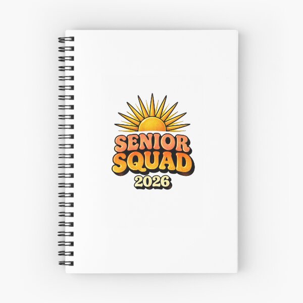 Item preview, Senior Squad 2026 Graduation Retro Sunset Design designed and sold by GraffKingz.