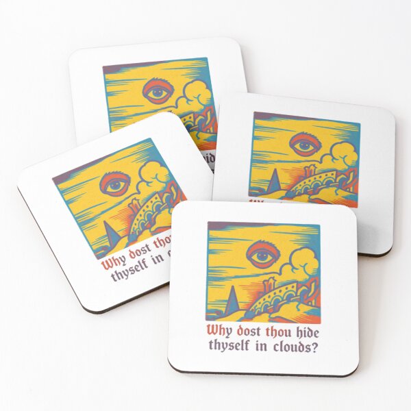 Item preview, Why Dost Thou Hide Thyself in Clouds? | Surreal Eye Vintage Graphic designed and sold by HBDStudio.